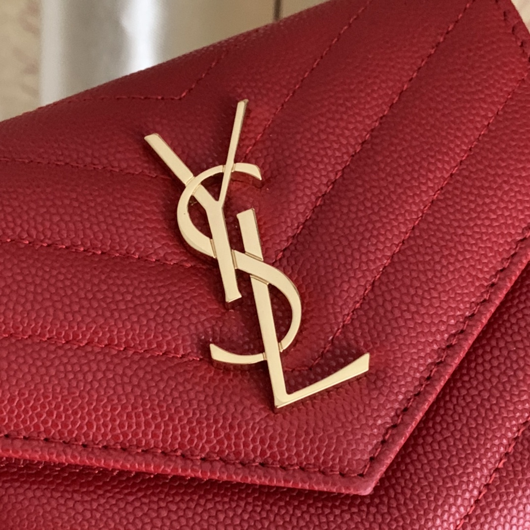 YSL Women Leather Wallet 007