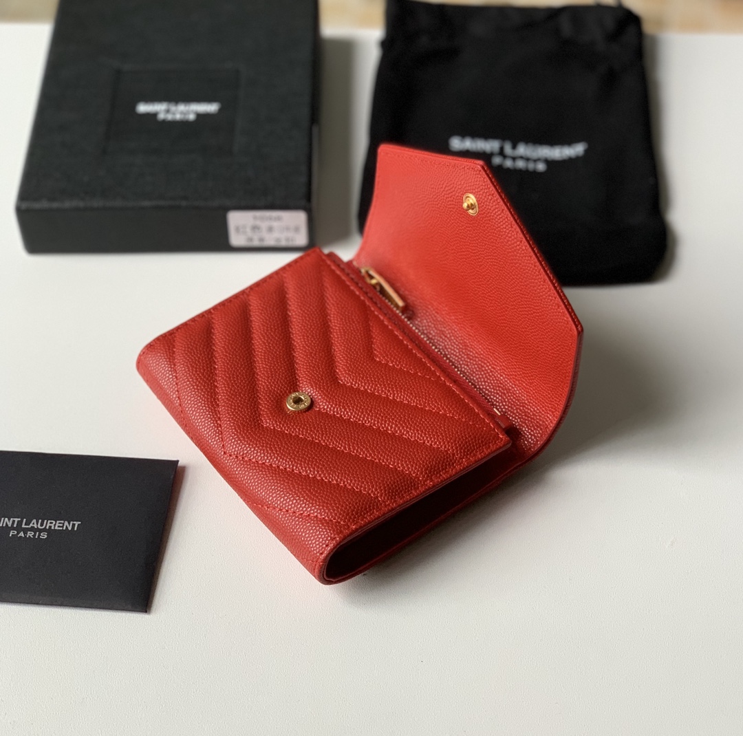 YSL Women Leather Wallet 007