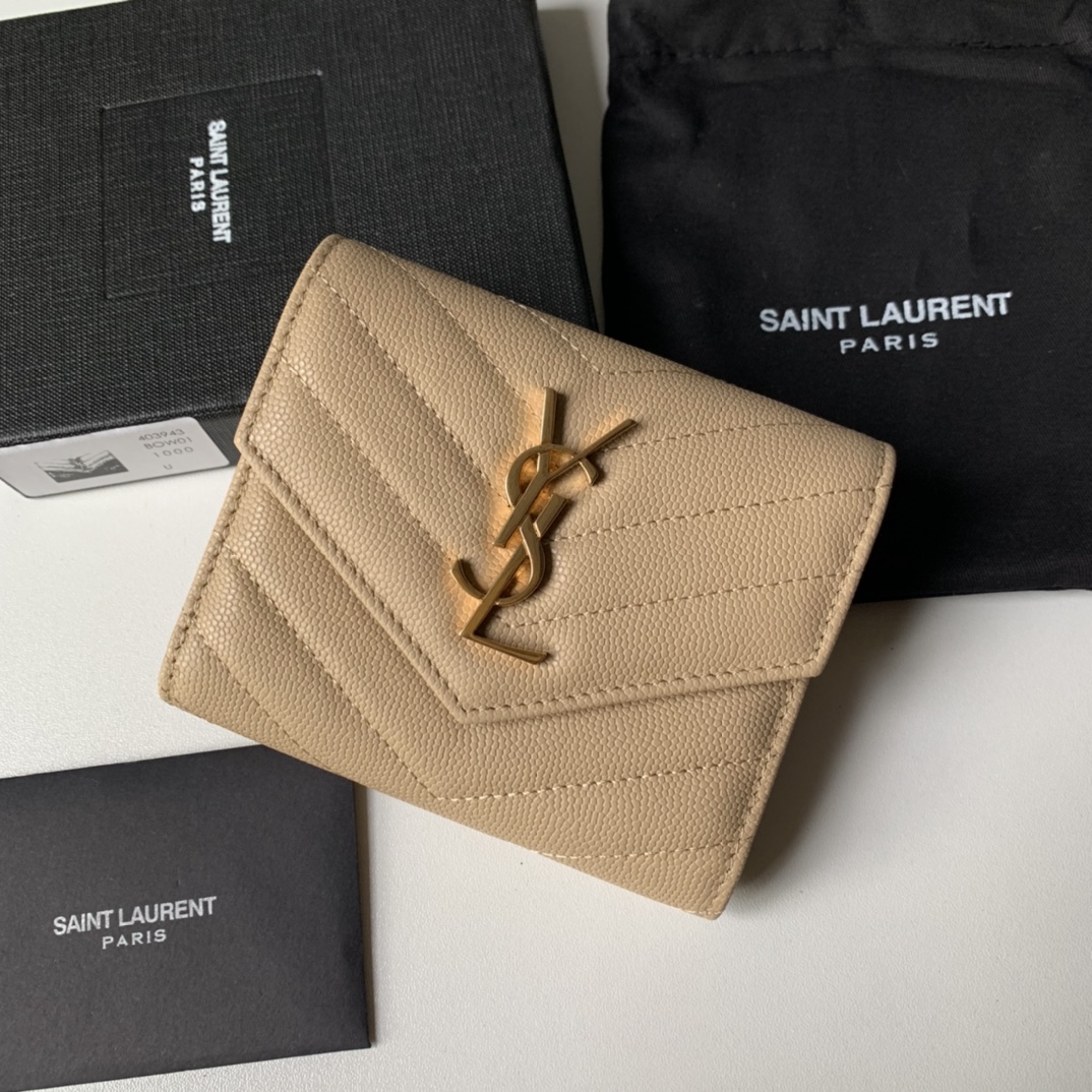 YSL Women Leather Wallet 008