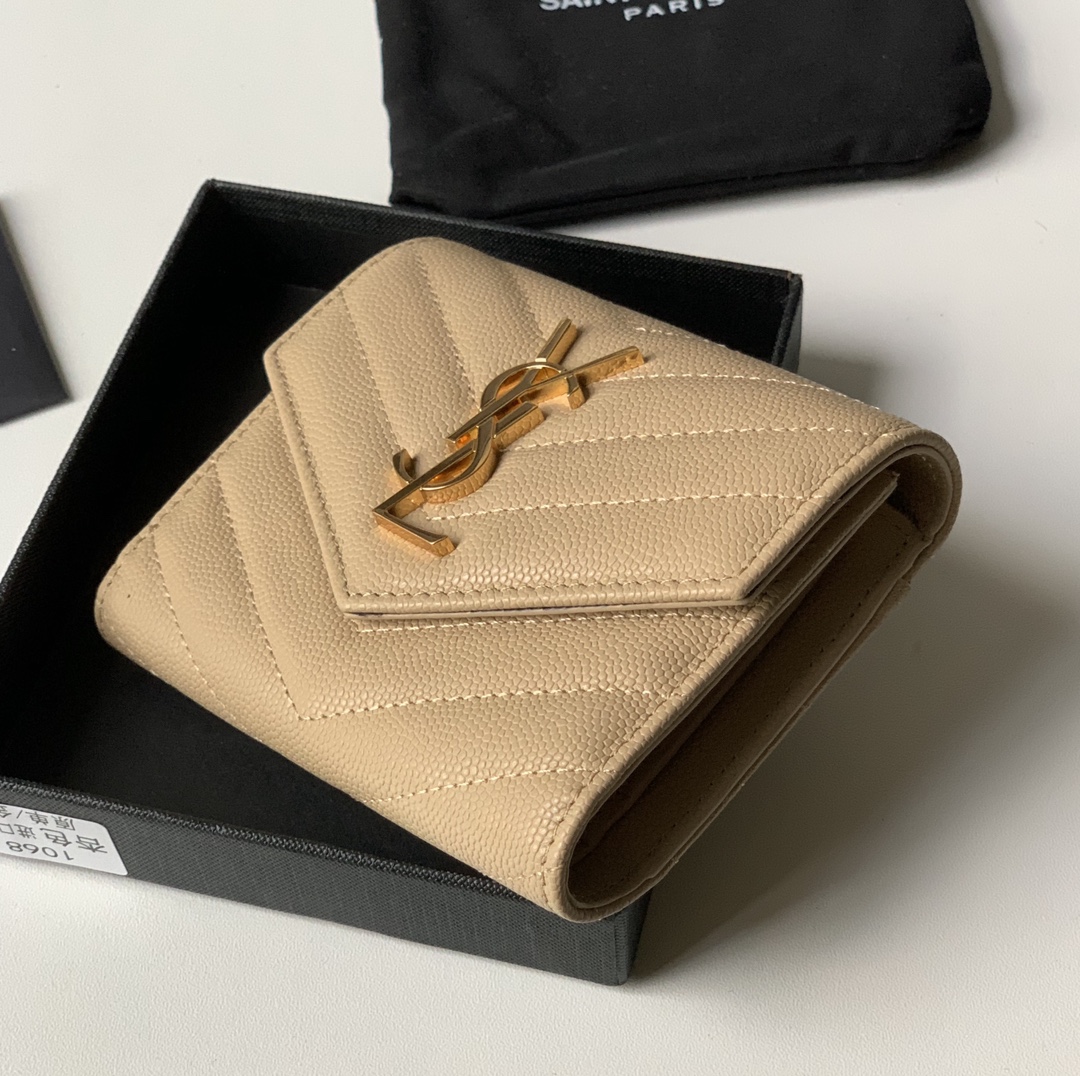 YSL Women Leather Wallet 008