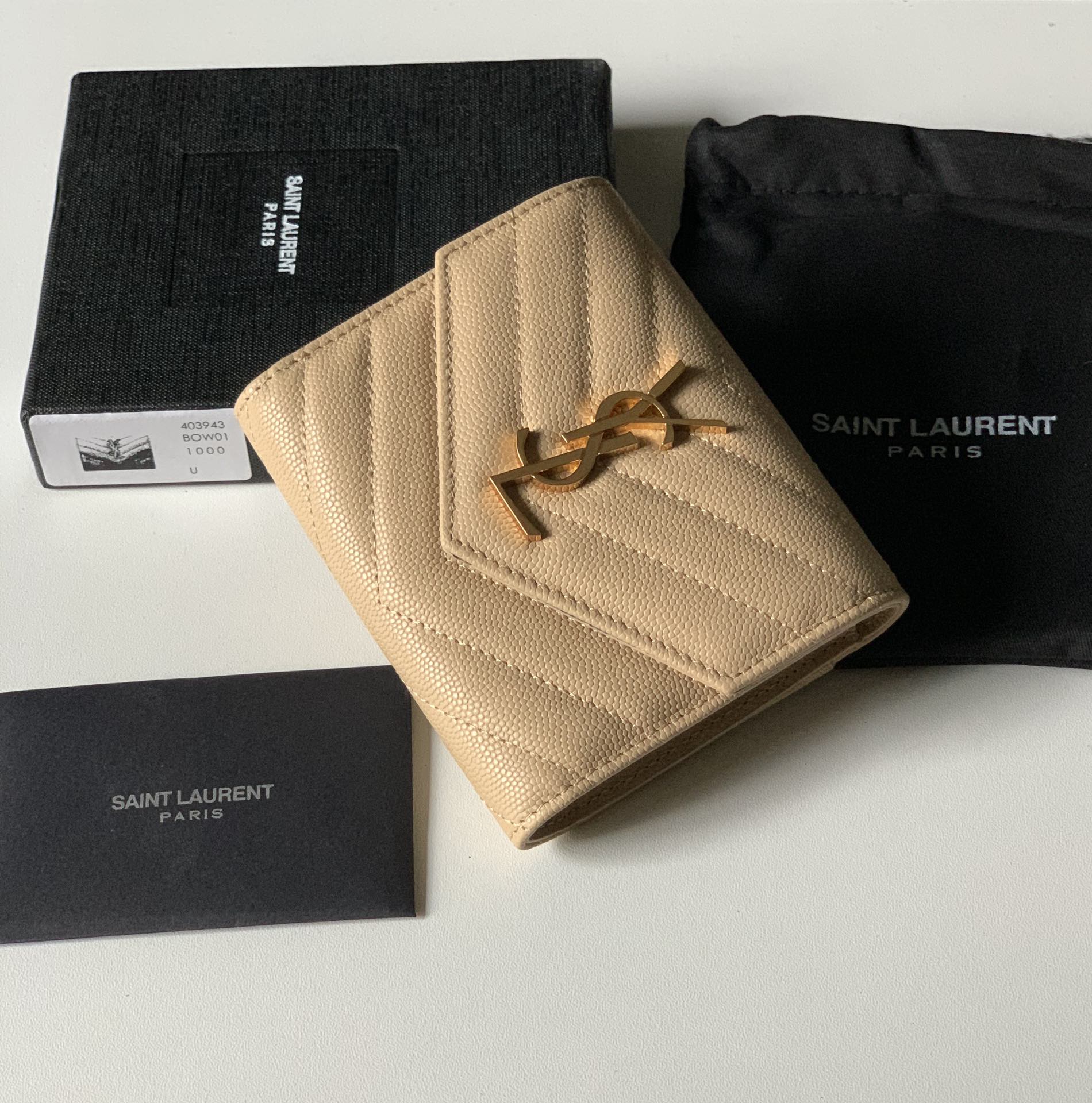 YSL Women Leather Wallet 008