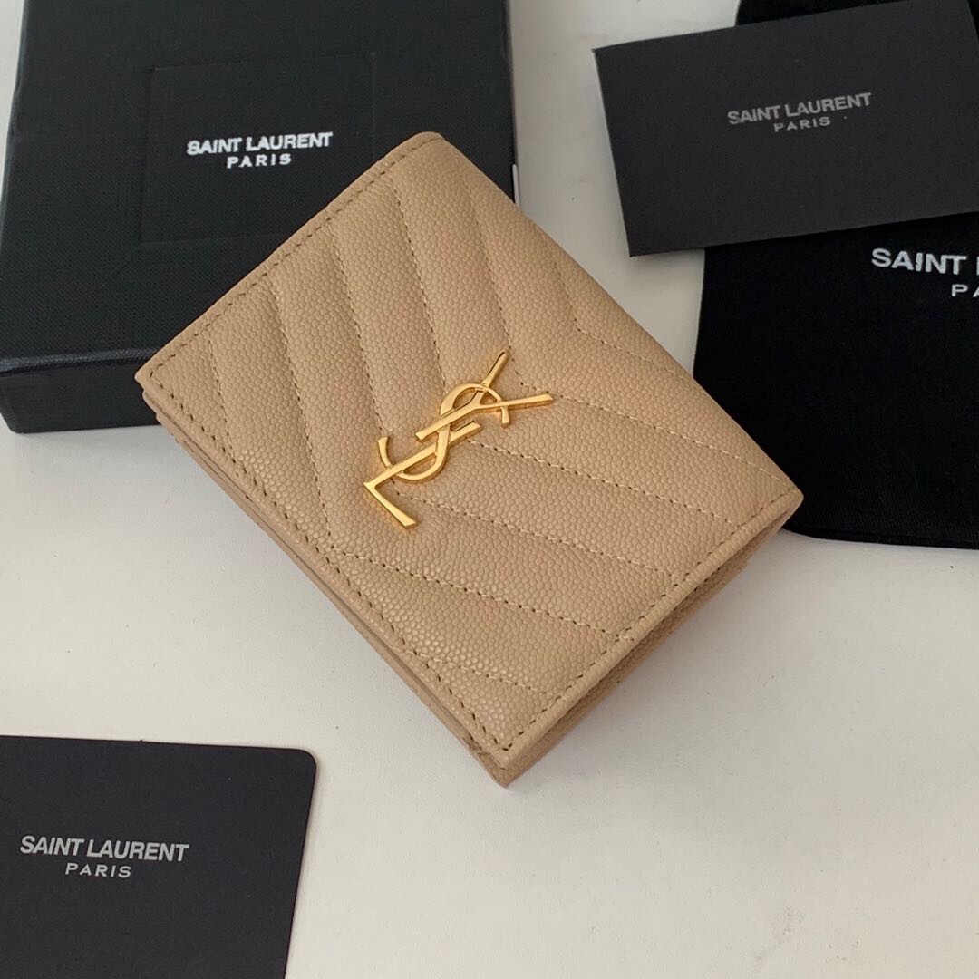 YSL Women Leather Wallet 009