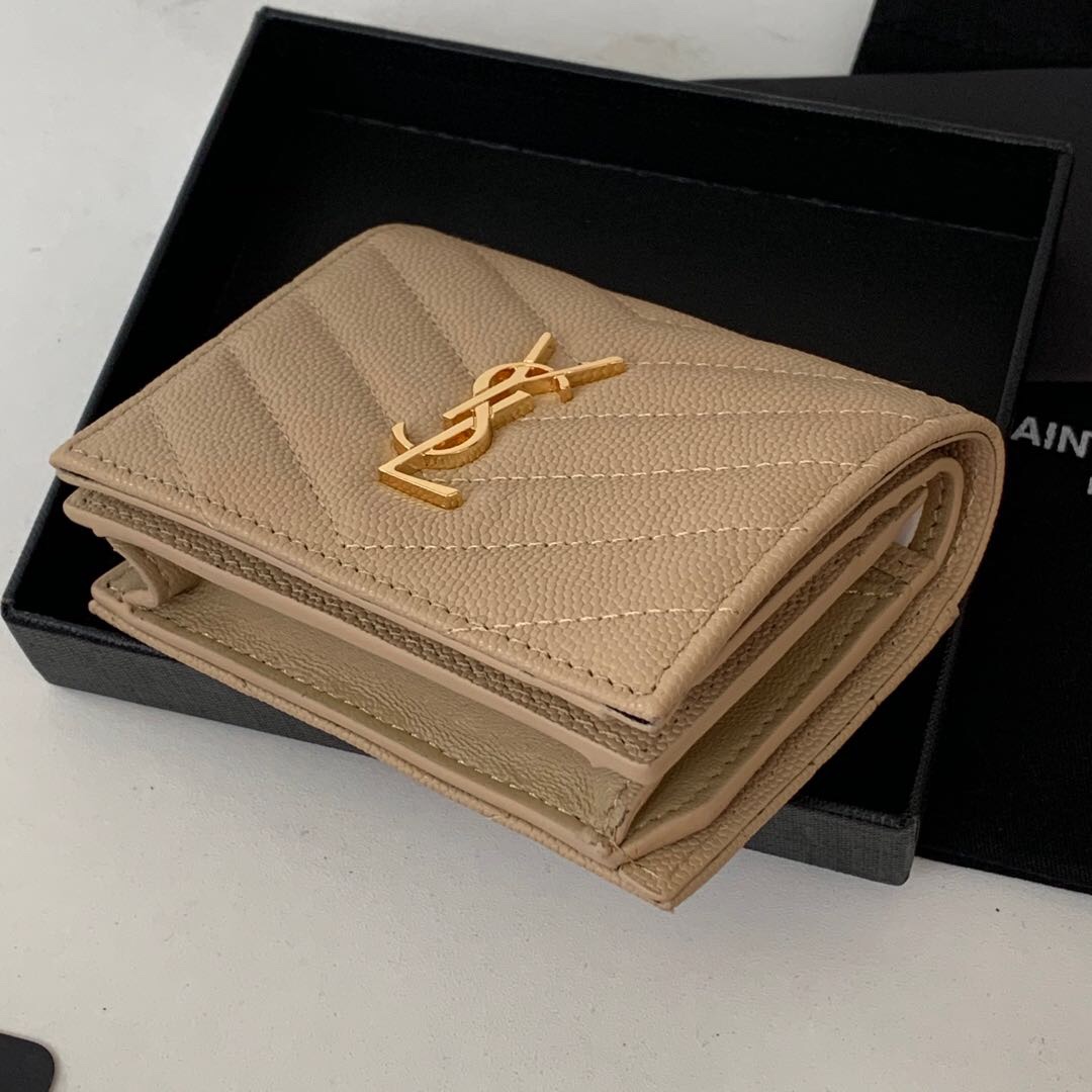 YSL Women Leather Wallet 009