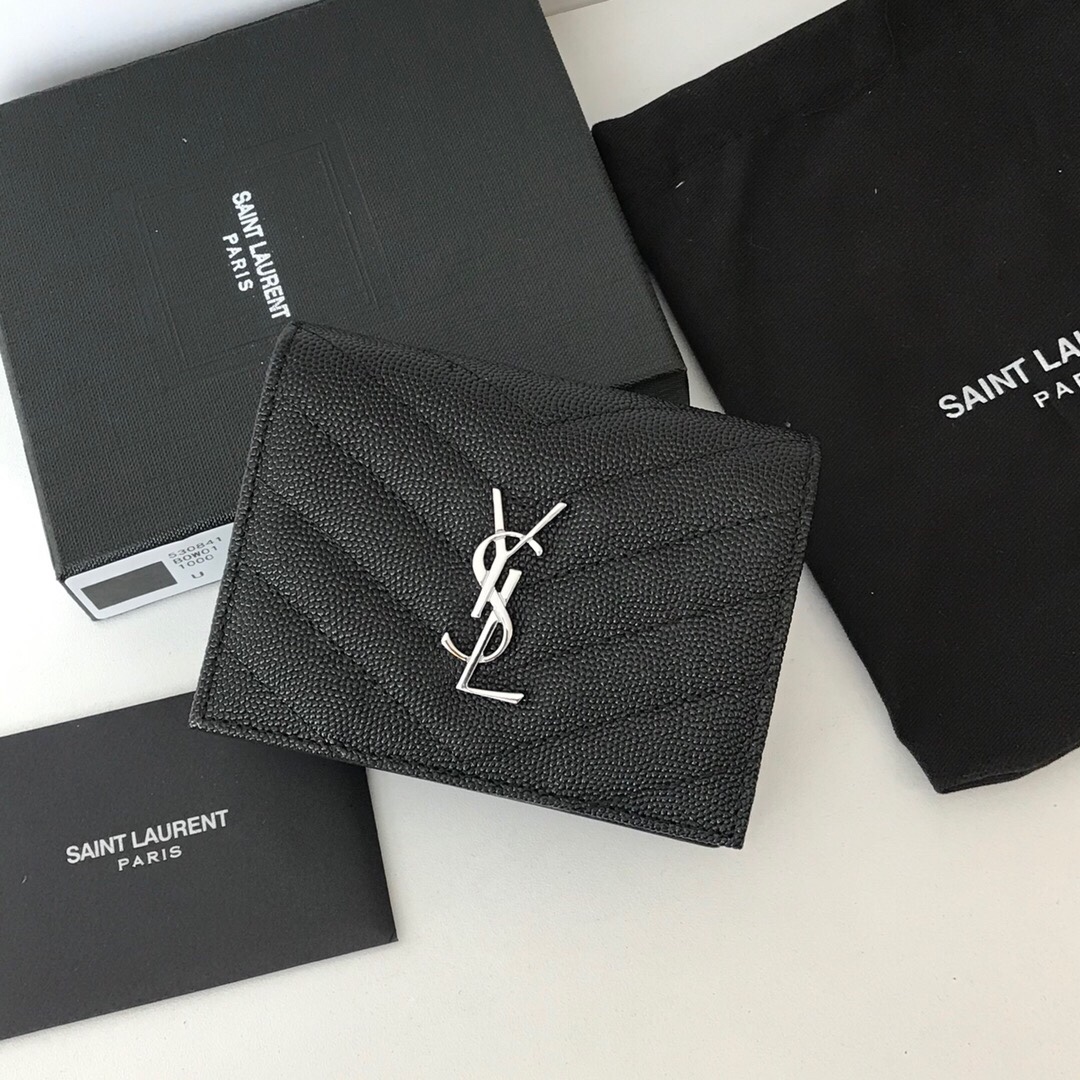 YSL Women Leather Wallet 011