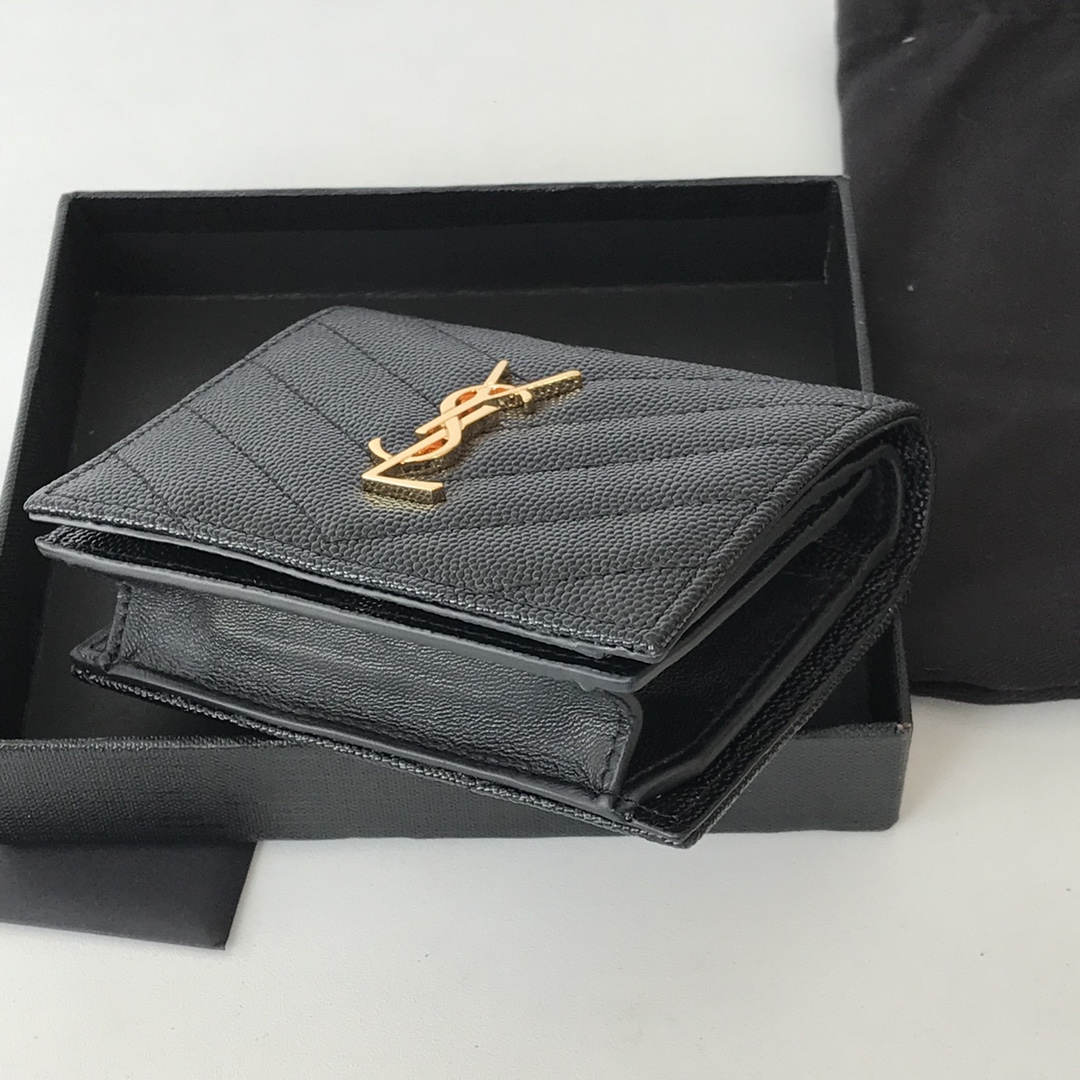 YSL Women Leather Wallet 012