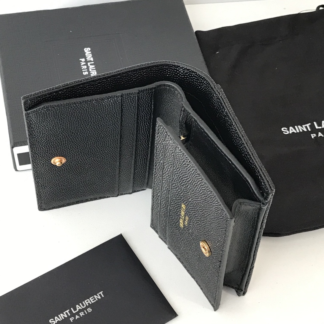 YSL Women Leather Wallet 012