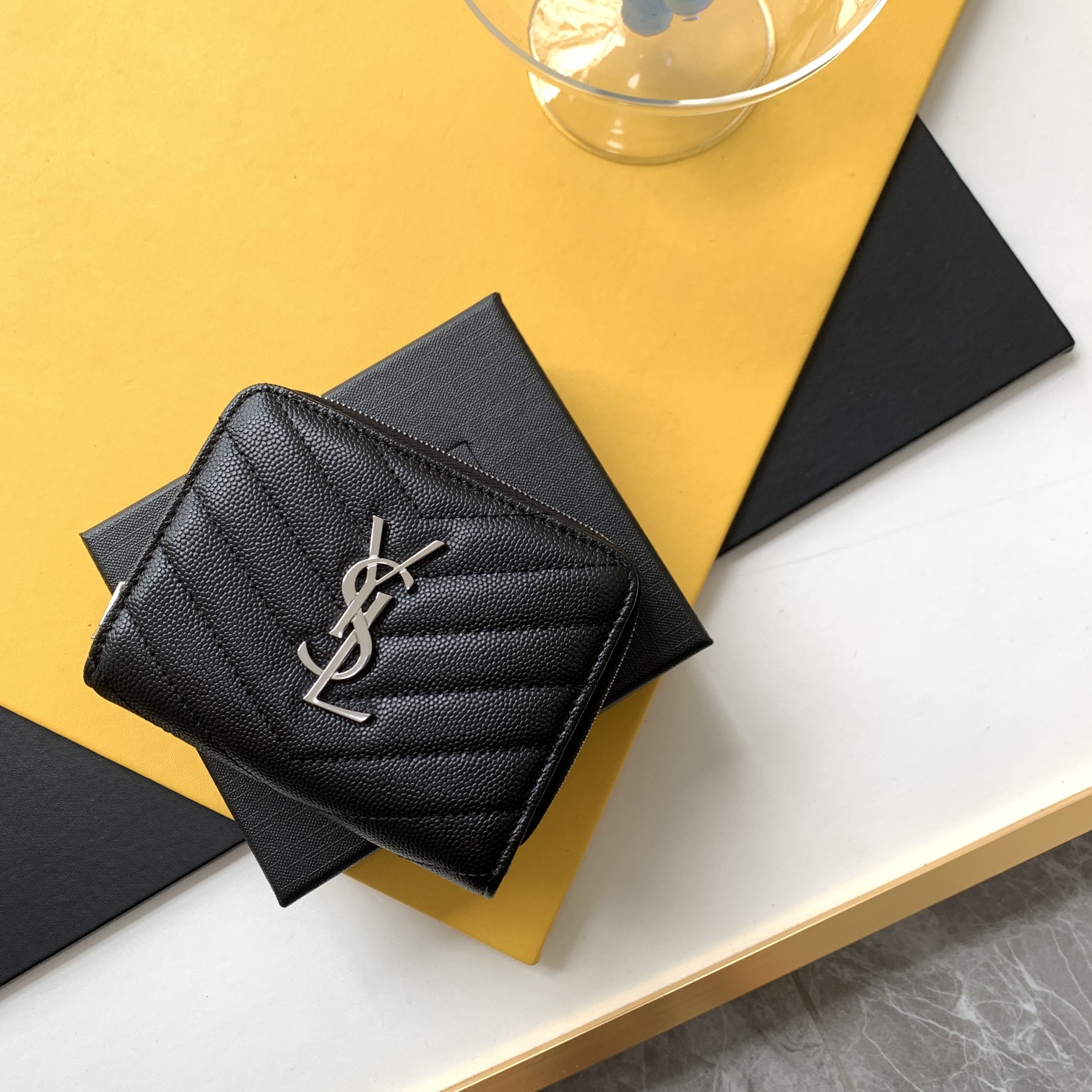 YSL Women Leather Wallet 013