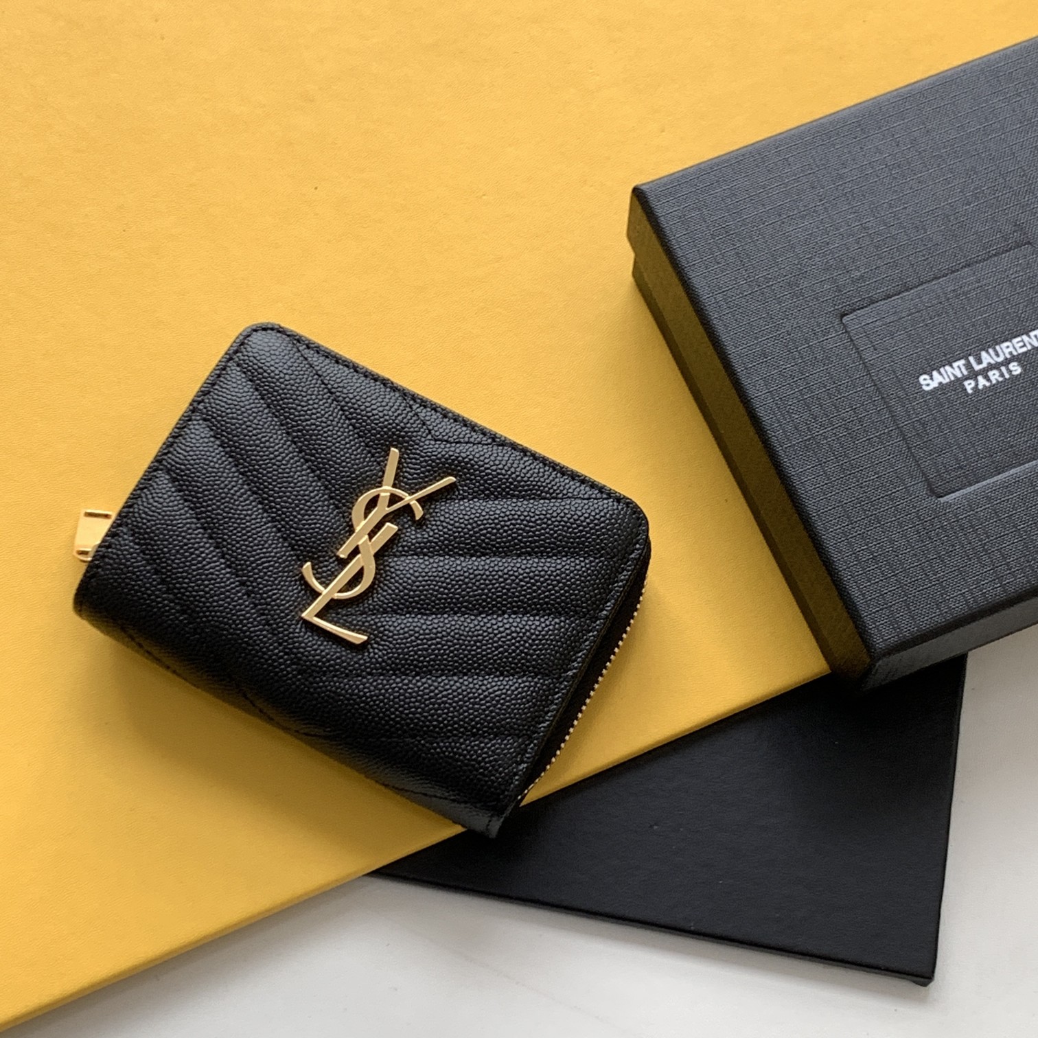 YSL Women Leather Wallet 014