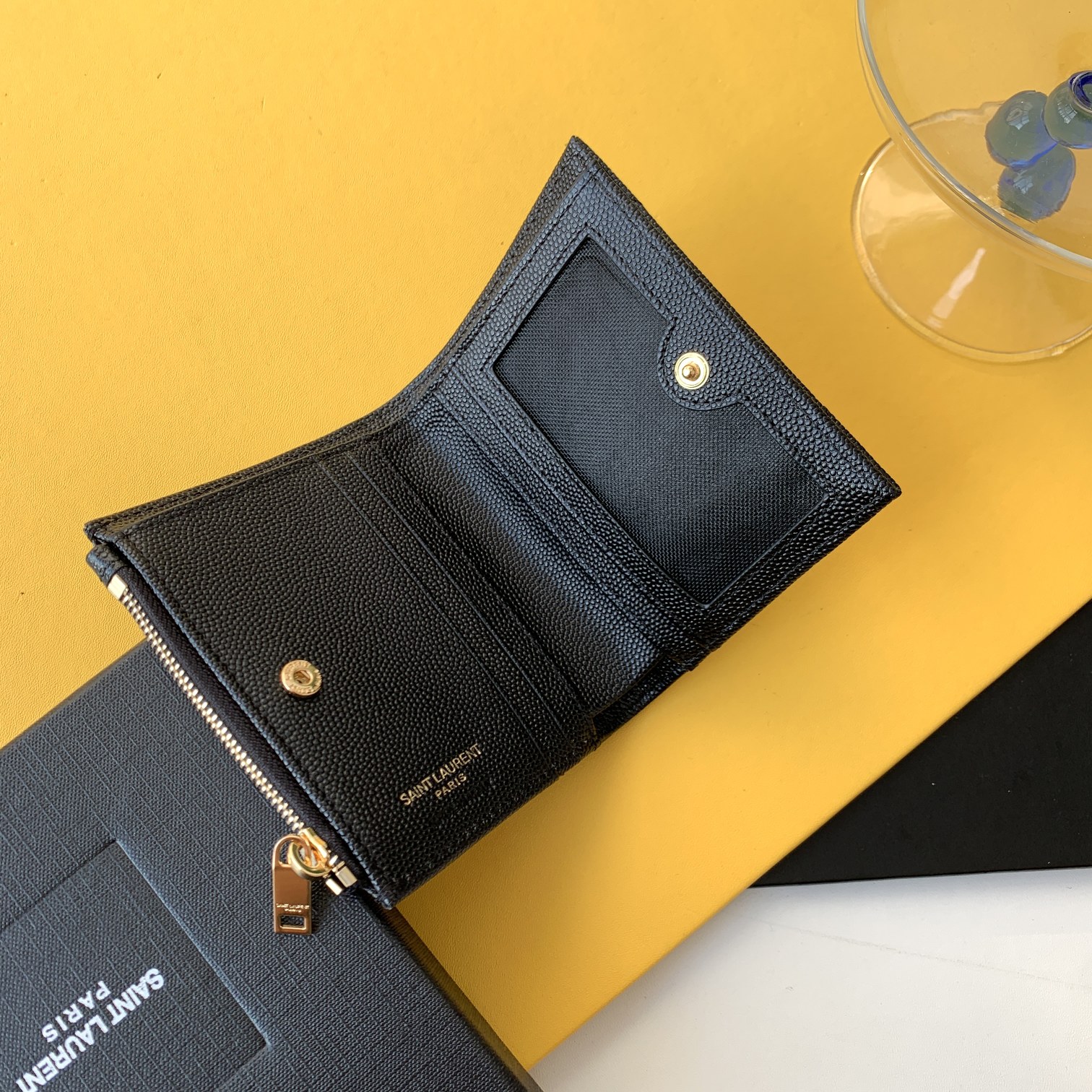 YSL Women Leather Wallet 015