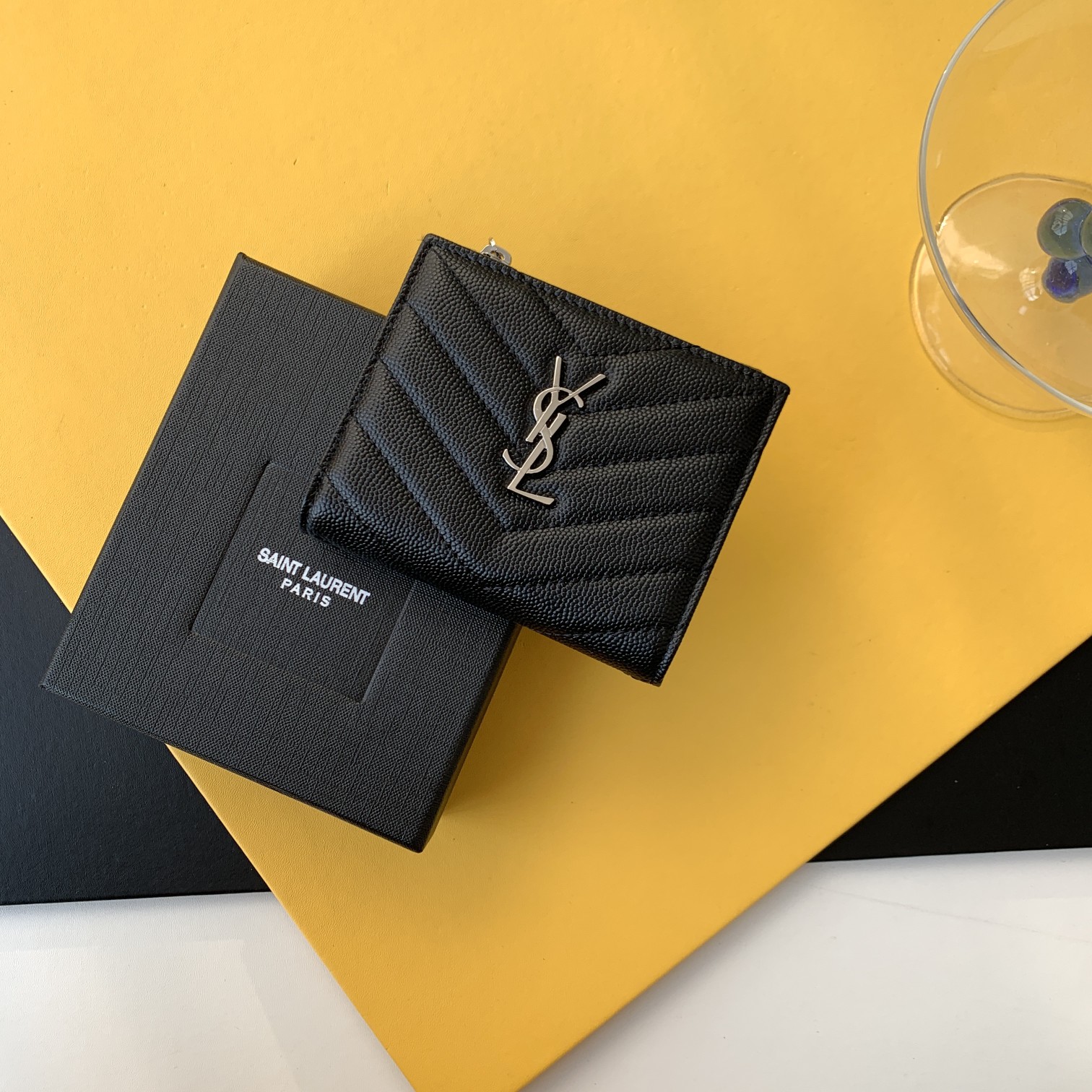 YSL Women Leather Wallet 016