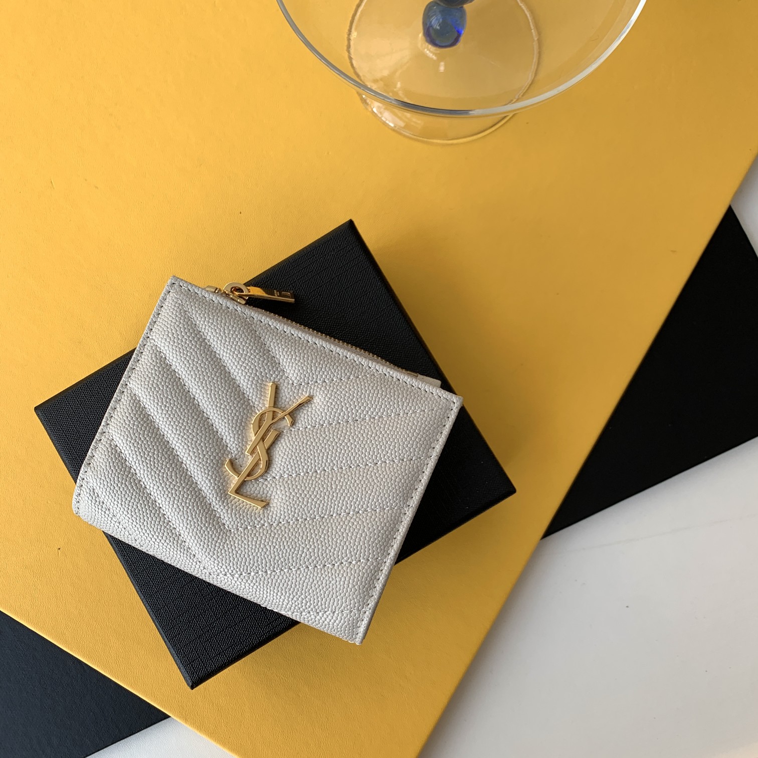 YSL Women Leather Wallet 017