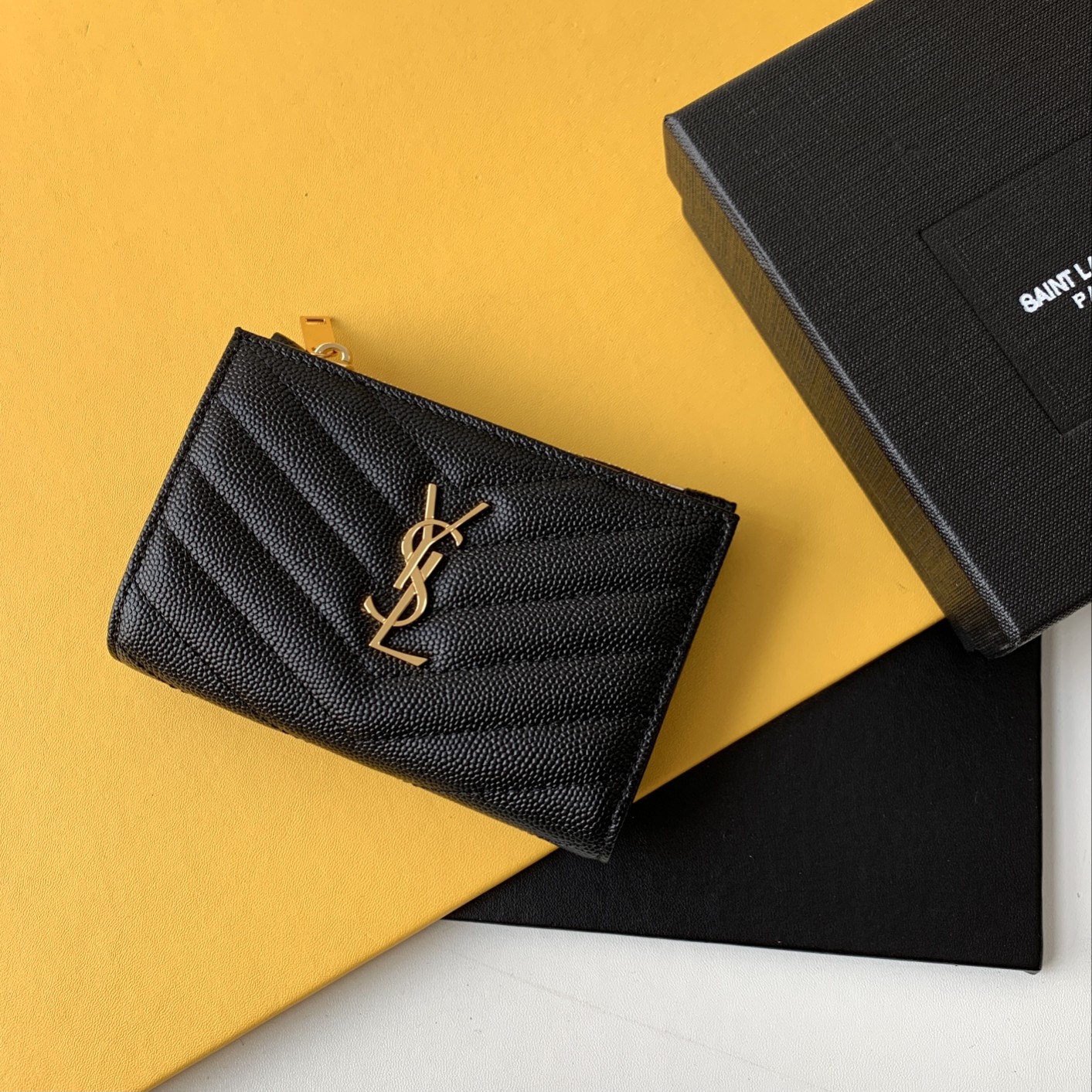 YSL Women Leather Wallet 019