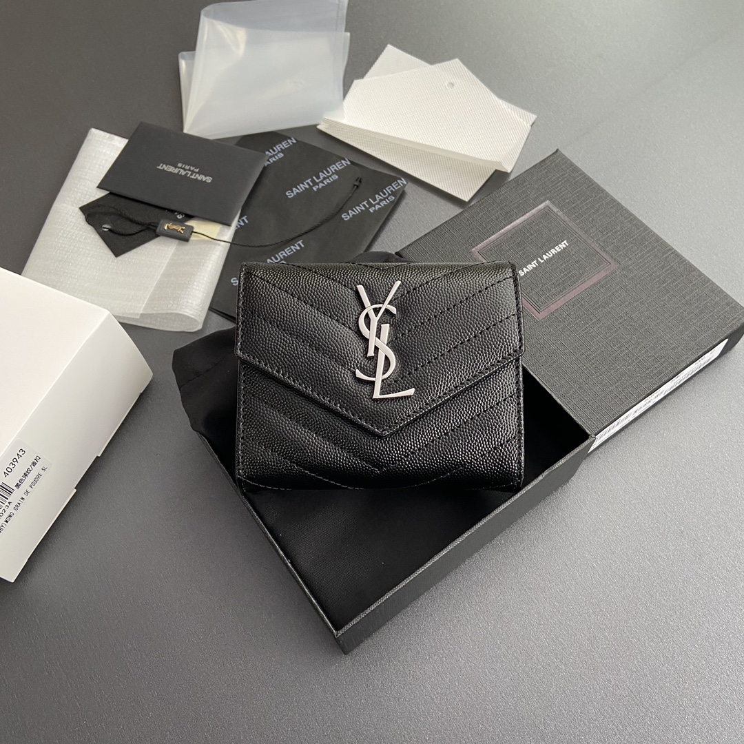 YSL Women Short Wallet-004