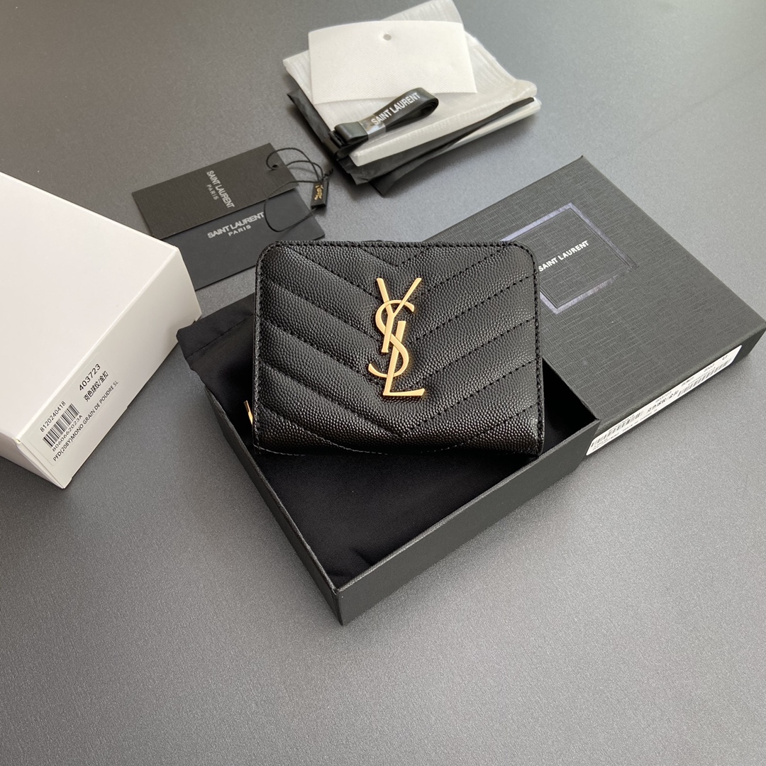 YSL Women Short Wallet-005