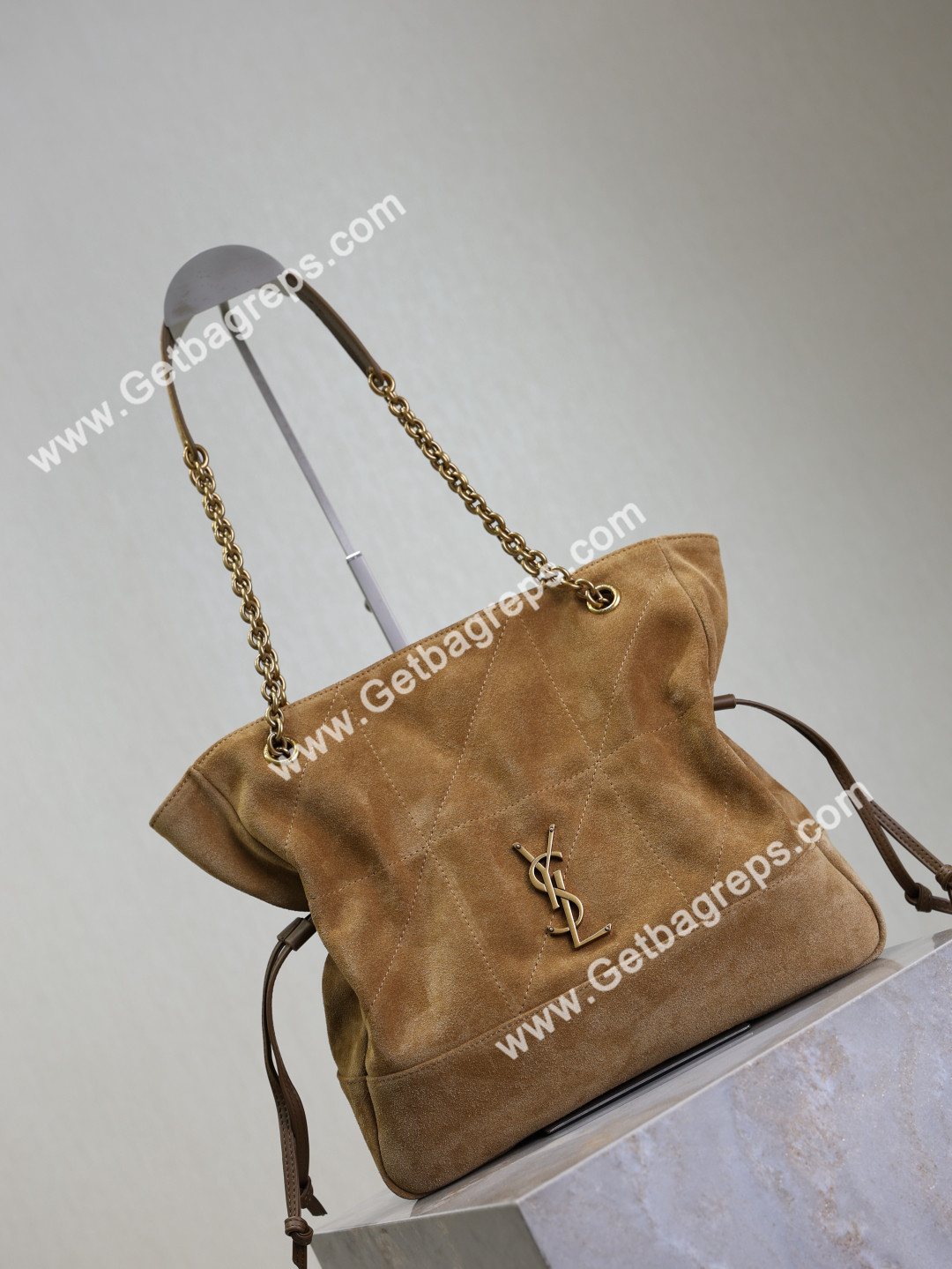 Yves Saint Laurent 833948 Small JAMIE SHOPPING in suede