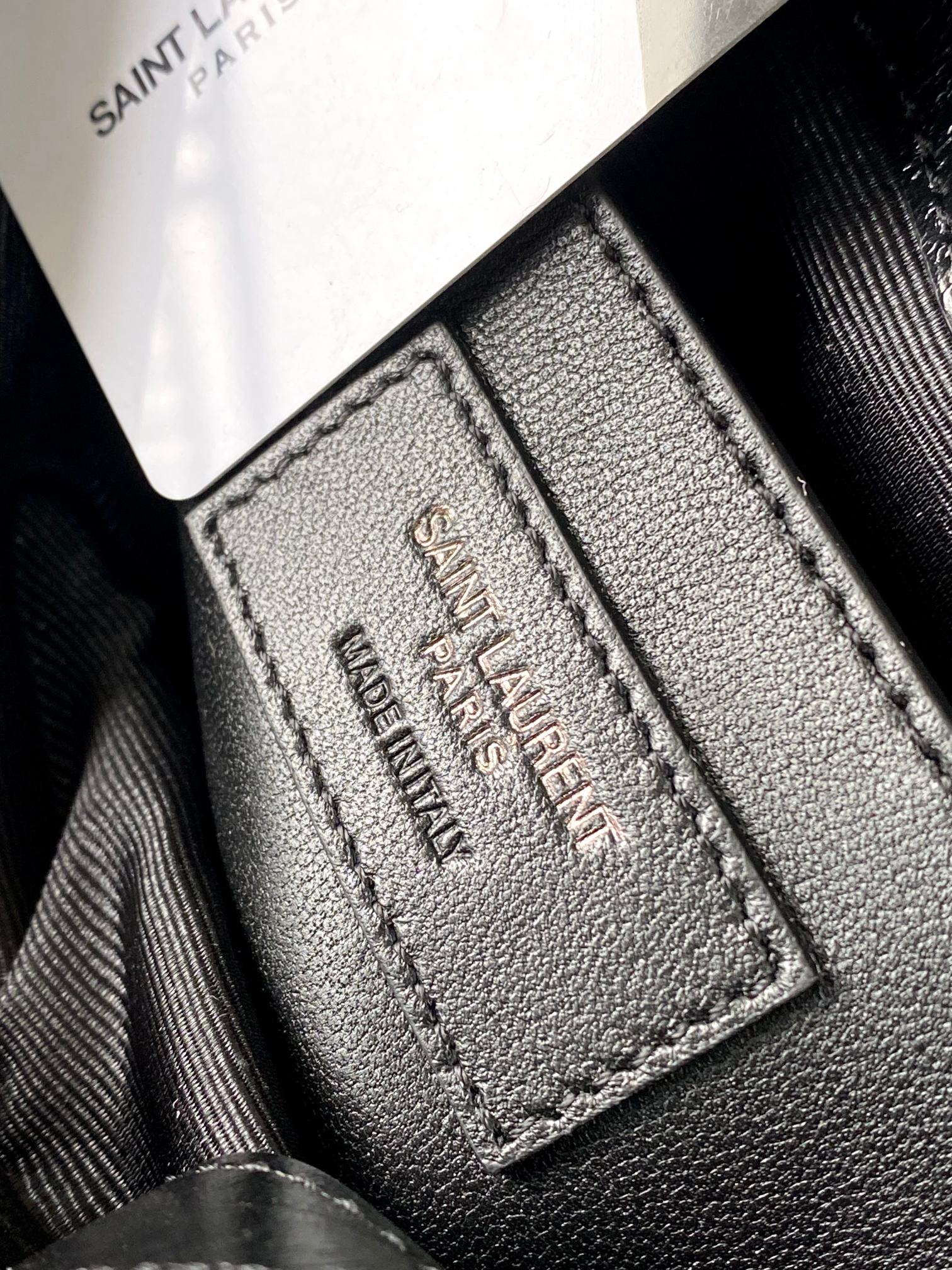 Yves Saint Laurent New Small Niki In Vintage Leather 