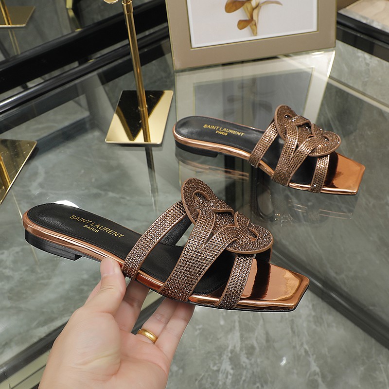 Yves Saint Laurent Women Flat Sandals-0045 35-44