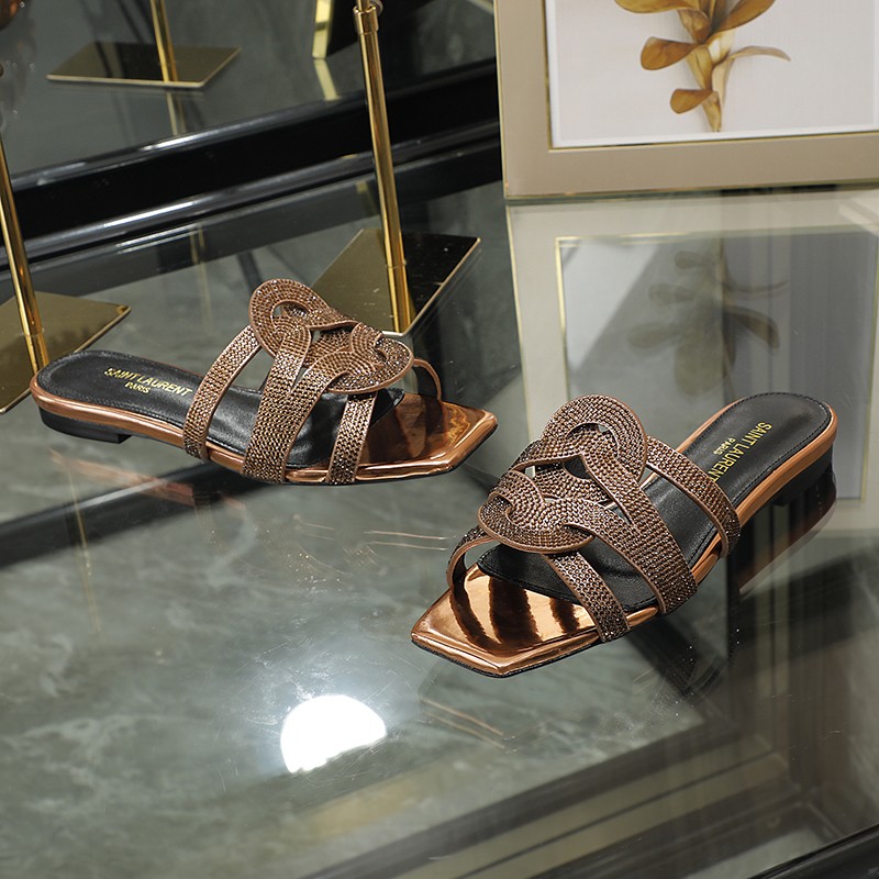 Yves Saint Laurent Women Flat Sandals-0045 35-44