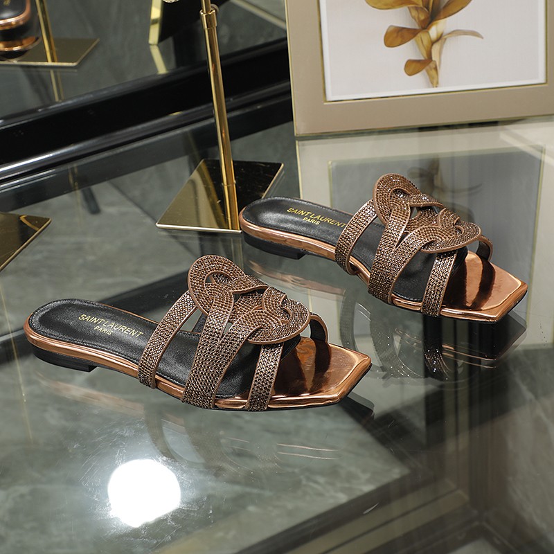 Yves Saint Laurent Women Flat Sandals-0045 35-44